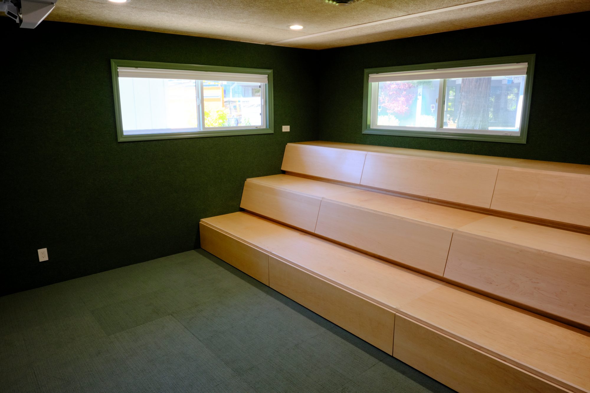VCC Ranch House, tiered bench seating