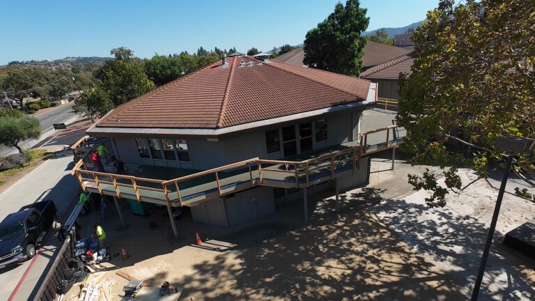 Westgate Church Camden campus deck and railing work by Taddie Jowers Construction
